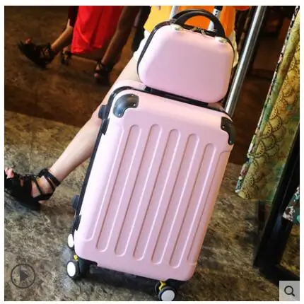 

Brand 20 inch 24 inch rolling luggage Case Spinner Case Trolley Suitcase Women Travel Luggage Suitcase Boarding wheeled Case