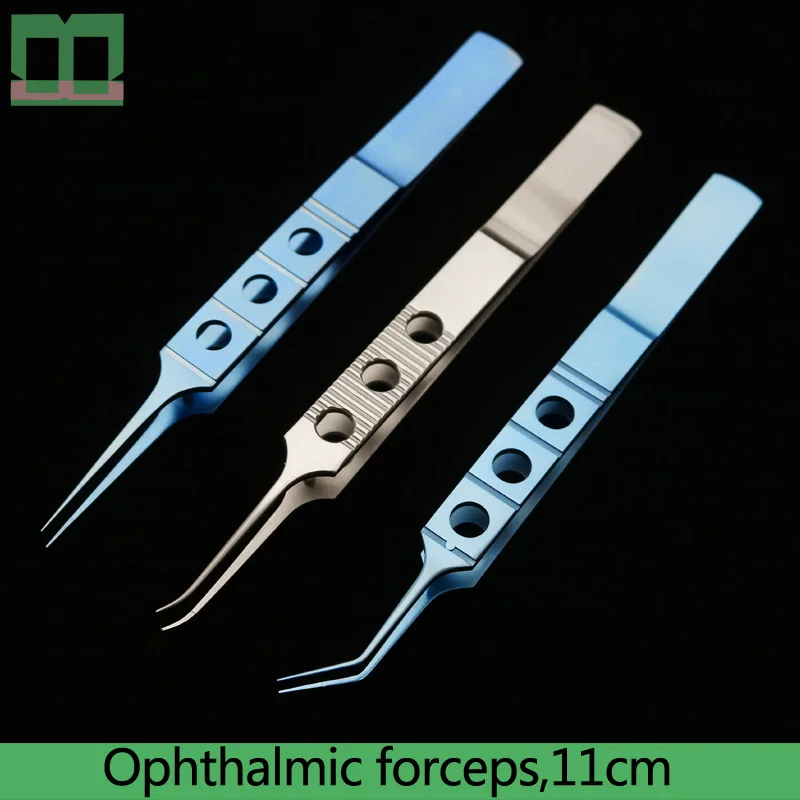 Double eyelid tool stainless steel intraocular microforceps Fat tweezers Medical forceps ophthalmic forceps