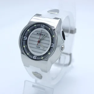 GOLDEN Brands 2022 New Fashion Personality Transparent Waterproof 100m Outdoor Sports  Male Watch EL Light Students XB