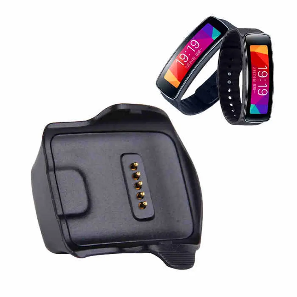 Charger Cradle Charging Dock Desktop for Samsung Gear Fit R350 Smart Watch Black (Samsung Galaxy Gear R350)