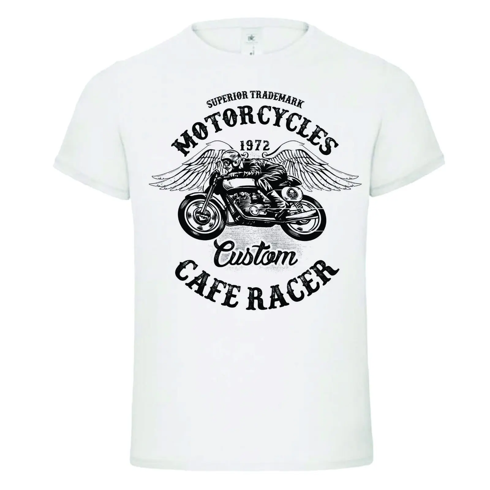 Print T-Shirt Fashion Vintage Classic Cafe Racer Rs Custom Mens T Shirt Mens' T-Shirt