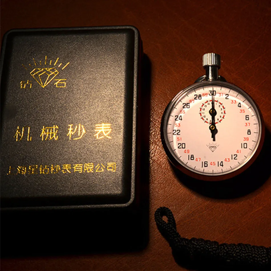 JM504 Mechanical Stopwatch Metal Watch Stop Table Stopwatch Timer Iron Shell