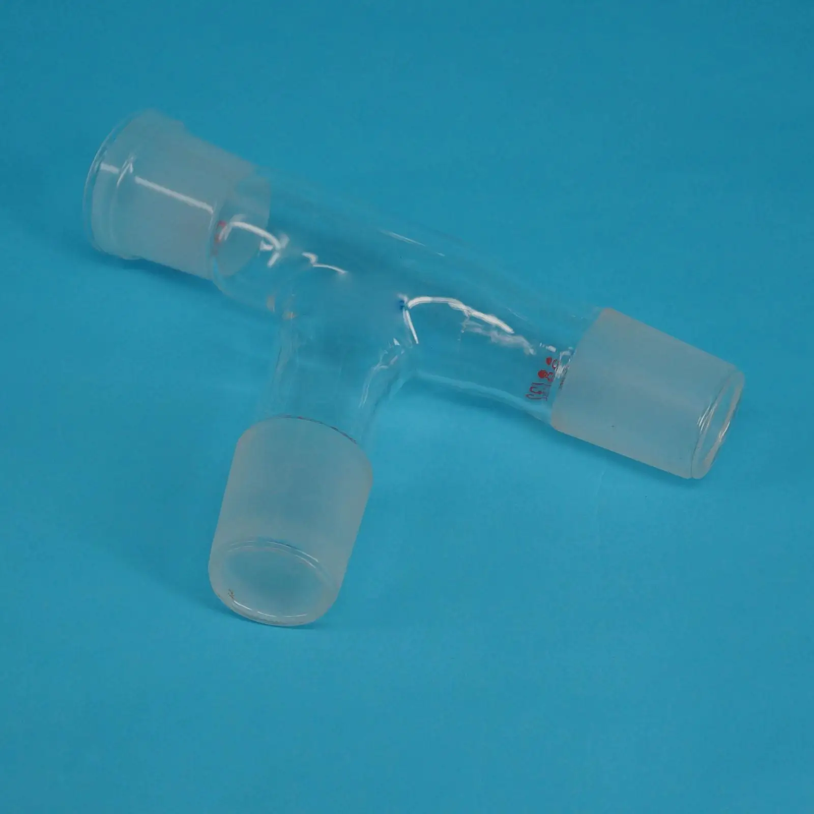 29/32 Joint Borosilicate Glass Distillation Adapter 3-way Claisen 75 Degree Head Connector Tube