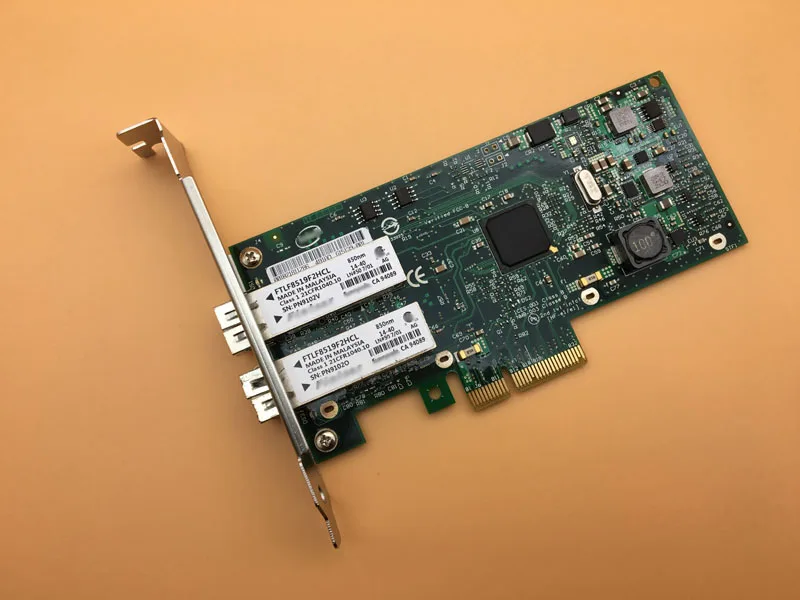 1 جيجابايت في الثانية 2-ميناء LC الألياف PCI-اكسبرس X4 جيجابت إيثرنت خادم محول NIC I350-F2 شحن مجاني