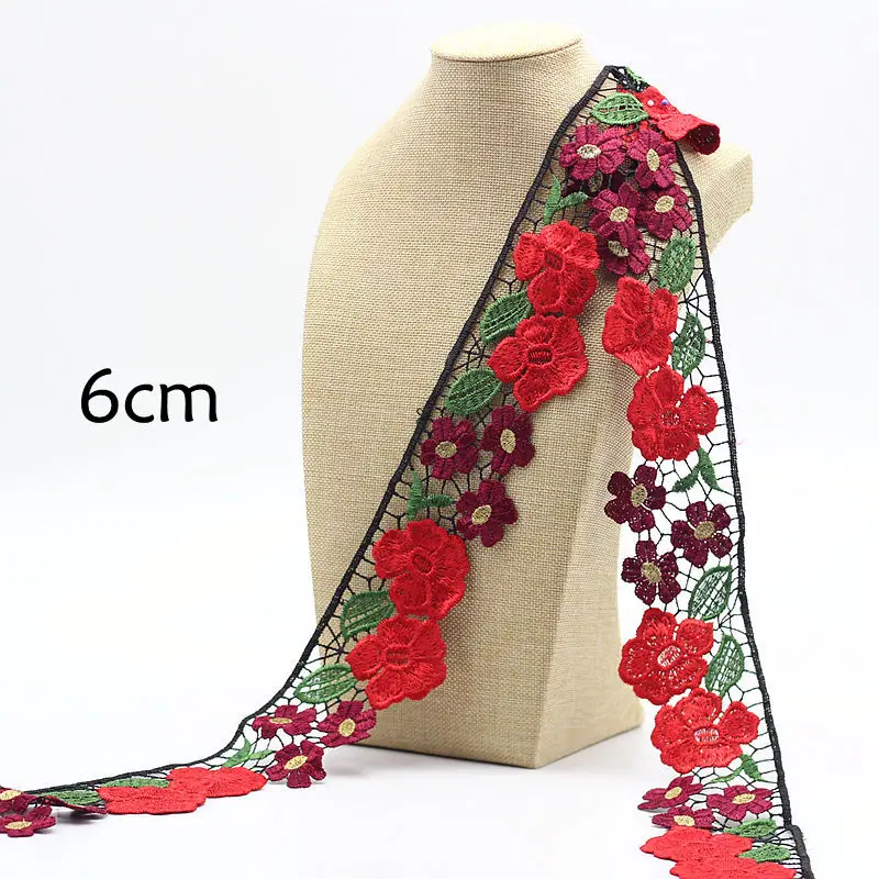 MLAEY -1Yard High quality Lace Trim, Delicate Floral Lace, Venise Lace Fabric for Costumes