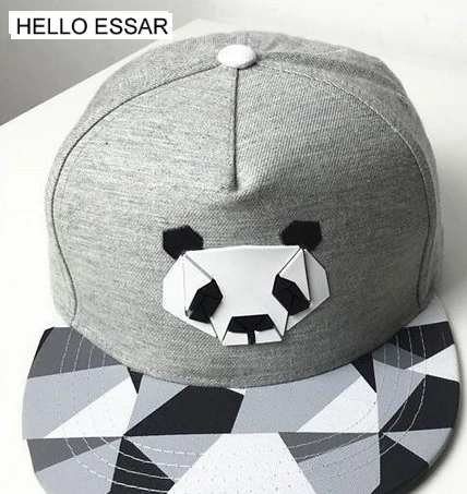 New Fashion Men Panda Hat baseball Cap flat-brimmed hat visor caps travel hip-hop Gift 70027