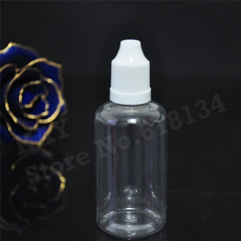 1500 bottles PET Plastic Dropper Bottles with Childproof Cap and 50ml Capacity liquid Bottle