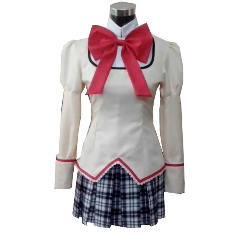 2025 Puella Magi Madoka Magica Kaname Madoka Akemi Homura School Uniform Dress Anime Cosplay Costumes