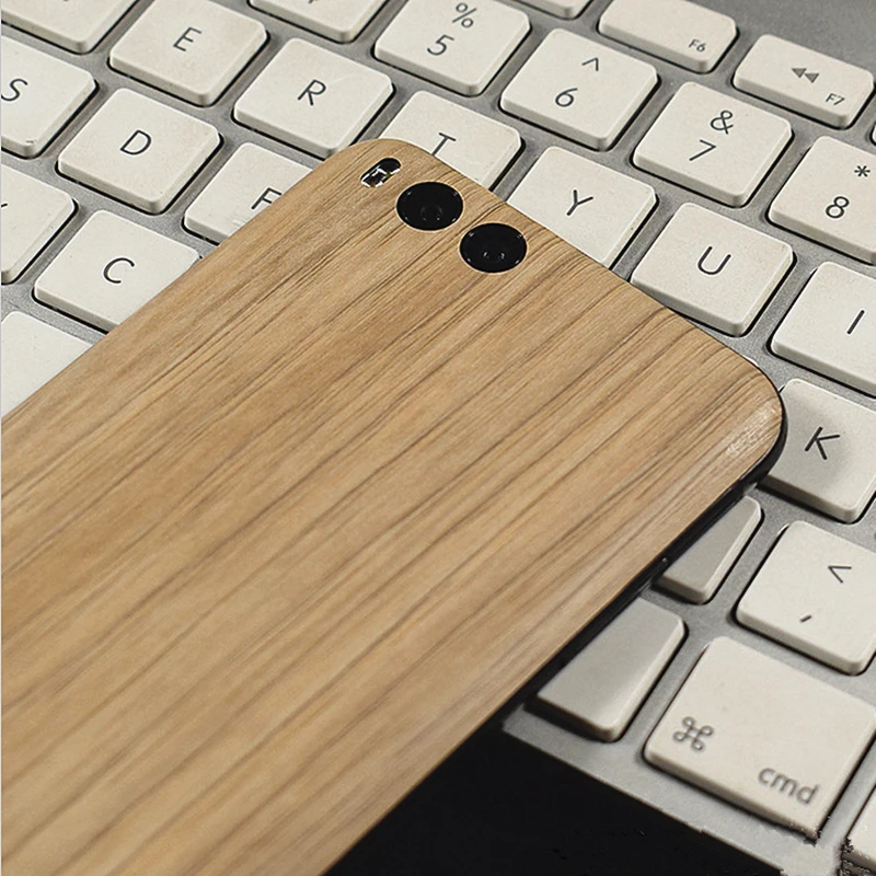 High Simulation Wood Grain Sticker Phone Back Paste Sticker For Xiaomi Mi9 SE Mi8 Lite Mi CC9e MIX3 Mi8 MIX2S Mi6X Redmi Note 7