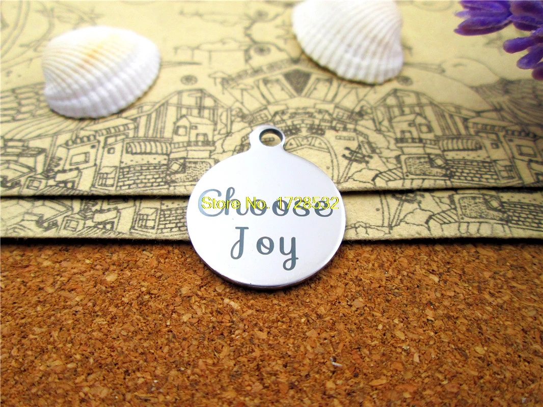 

Подвески из нержавеющей стали «choose joy» 20 шт., 5 стилей на выбор, подвески «сделай сам»