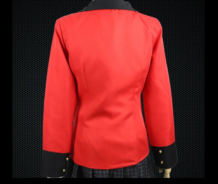 Hot Cool Cosplay Costumes Anime Kakegurui Yumeko Jabami Japanese School Girls Uniform Full Set Jacket+Shirt+Skirt+Stockings+Tie