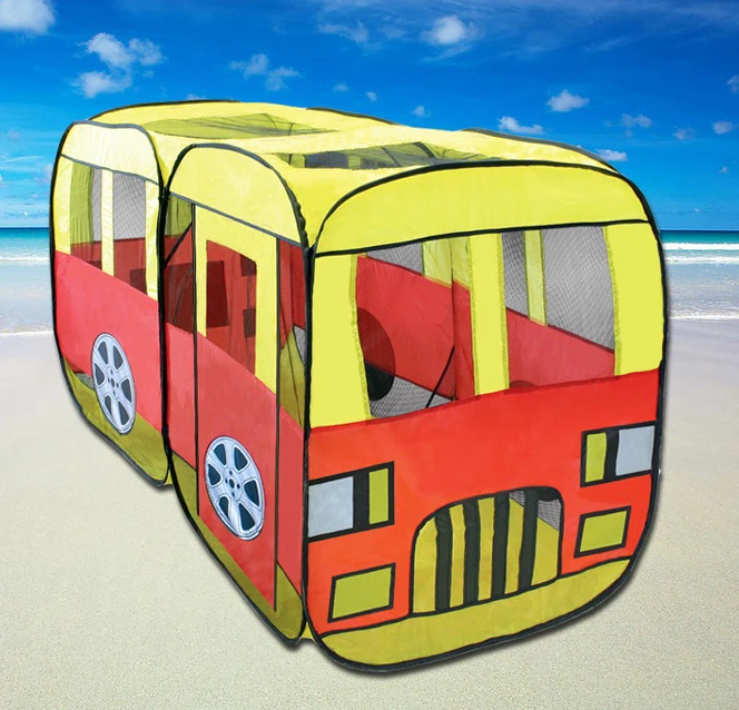 Children's Tent Child Bus Car Game Houses Large Anti-mosquito Baby Toys Ocean Ball Pool Cloth Foldable 2-4 Years 2021