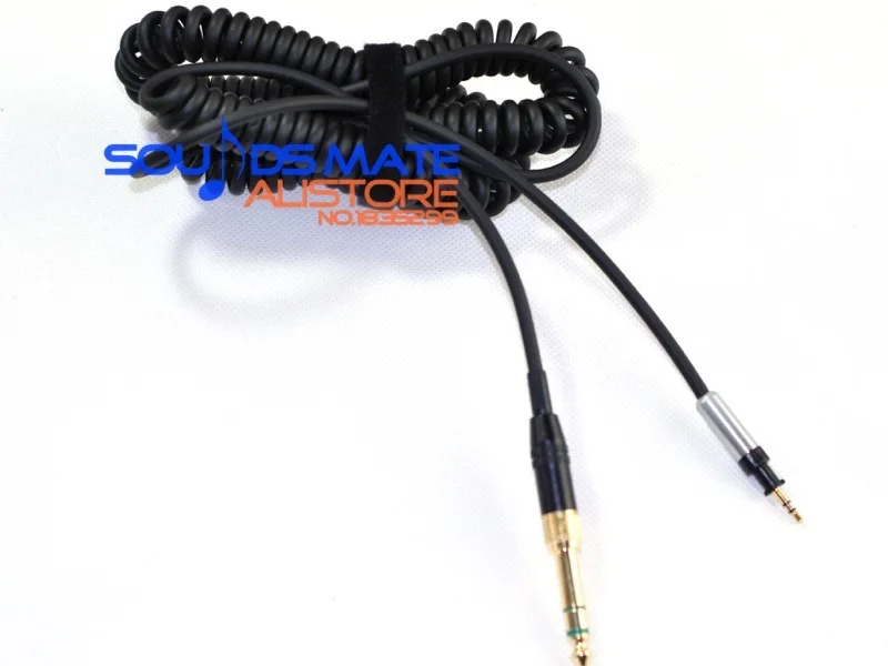 Câble DJ enroulé de remplacement, fil à ressort prolongé pour JBL J55 J55a J55i J88 J88a J88i 1M-3M 3.5mm/6.35mm à 2.5mm