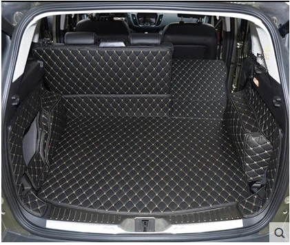 

High quality mats! Custom special car trunk mats for Ford Kuga 2018-2013 waterproof boot carpets cargo liner mats for Kuga 2015