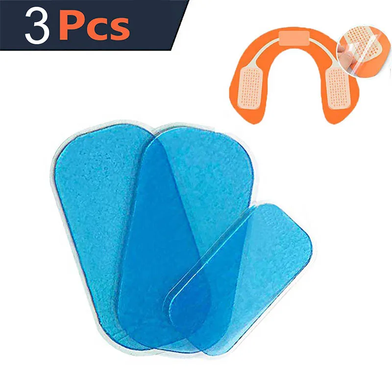 3PCS Buttocks Muscle Hydrogel Sticker Electric Muscle Stimulator ABS EMS Hip Trainer Gel Pad for Hip Replacement Gel Sheet Pads