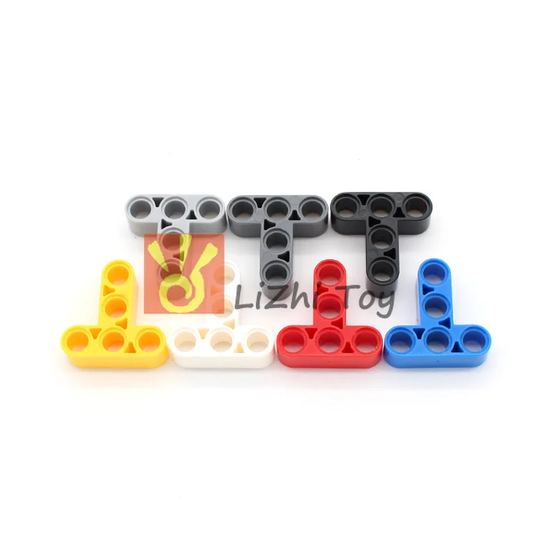 

Liftarm 3x3 T-Shape Thick Bricks Model Building Blocks Boy Technology Parts Compatible 60484 Accessories Combination Mechanical