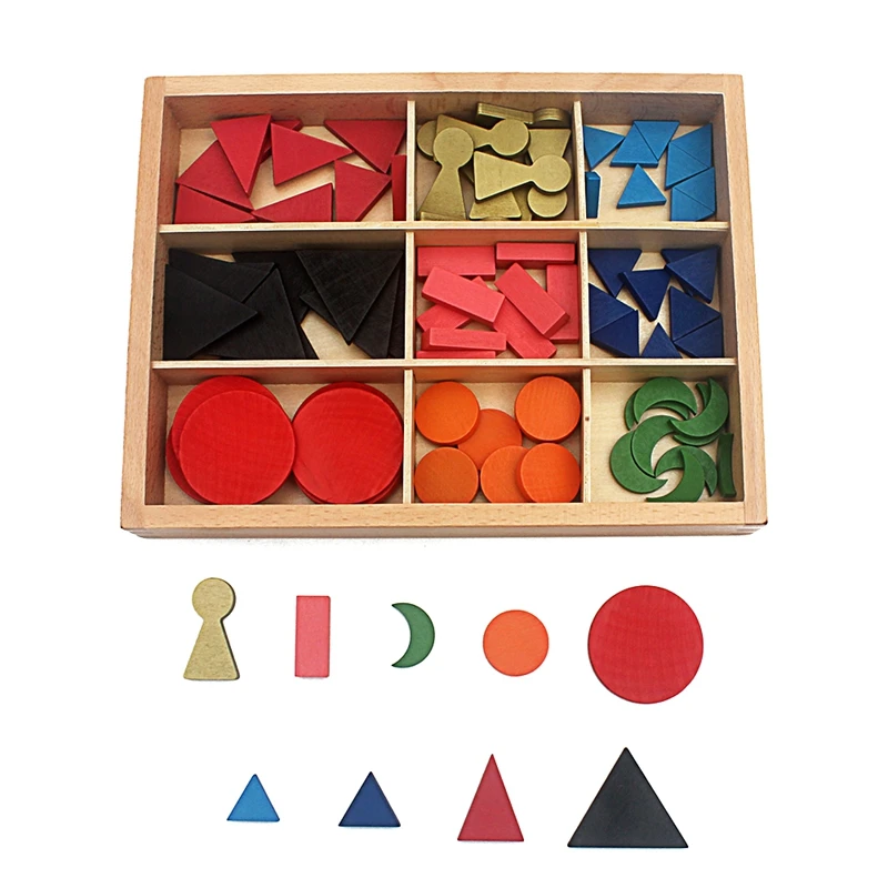 Baby Toy Montessori Basic Wooden Grammar Symbols with Box Early Childhood Education Preschool Training Kids Brinquedos Juguetes