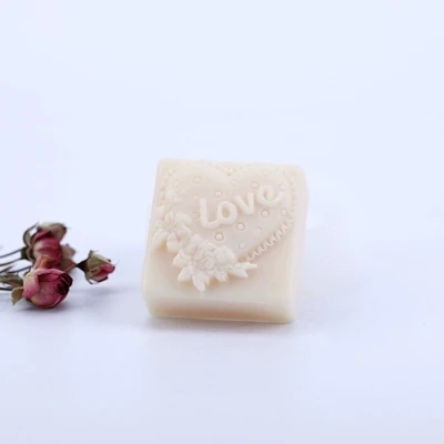 Soap Mold Silicones DIY Handmade Soaps Making Mould Aroma Stone Moulds Square Shape Love Heart Flower PRZY Eco-friendly 54125