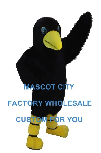 

High Quality Plush Material Crow Mascot Costume Birds Performance Costumes Party Cosply Carnival Mascota Costume SW566