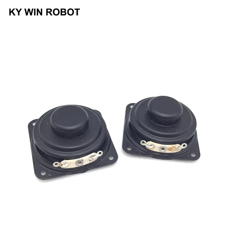 2PCS/Lot High Quality Speaker Horn 2W 8R 40x40mm 4x4cm Mini Amplifier Rubber Gasket Loudspeaker Trumpet