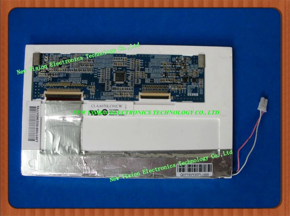 

FG0700A1DSCWBGL1 CLAA070LC01CW FG0700A1DSCWAGT3 New Original 7" inch WVGA Netbook PC LCD Screen Panel With LED Driver for CPT