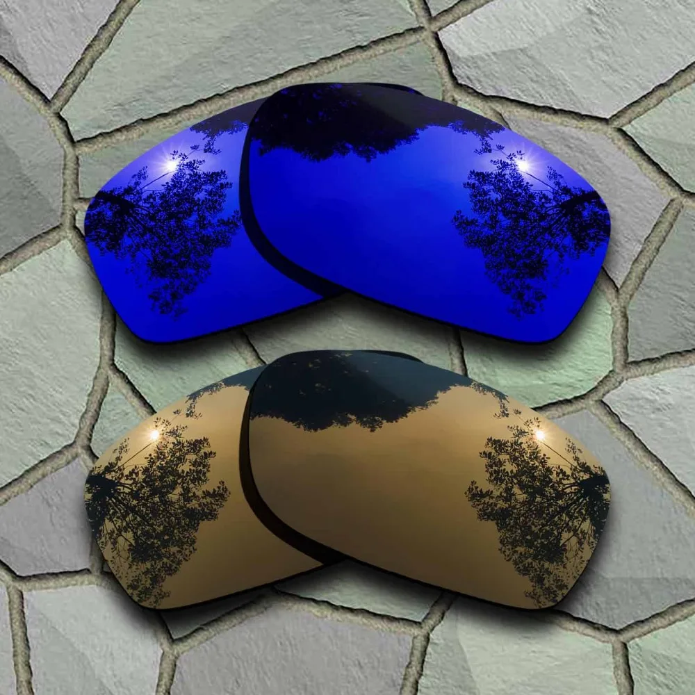 

Violet Blue&Bronze Copper Sunglasses Polarized Replacement Lenses for Oakley Fives Squared