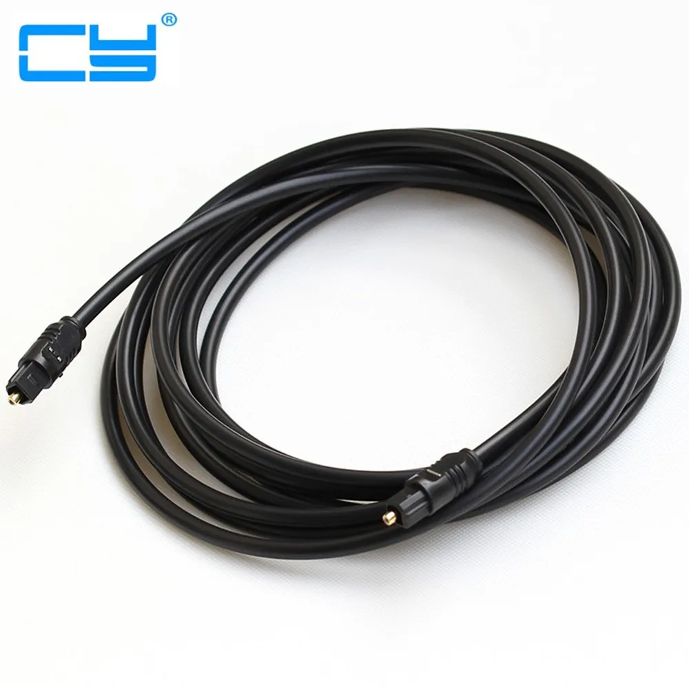 Square Toslink Optical Cable for PC TV DVD Stereo to Praca 1m 2m 3m 5m 10m