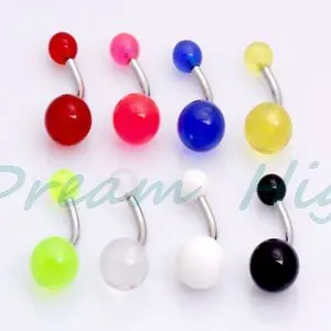 Wholesale Belly button Ring Navel Piercing  Bar Banana Fashion Body Jewelry 300pcs/lot Free Shipping Promotional Gift 14G