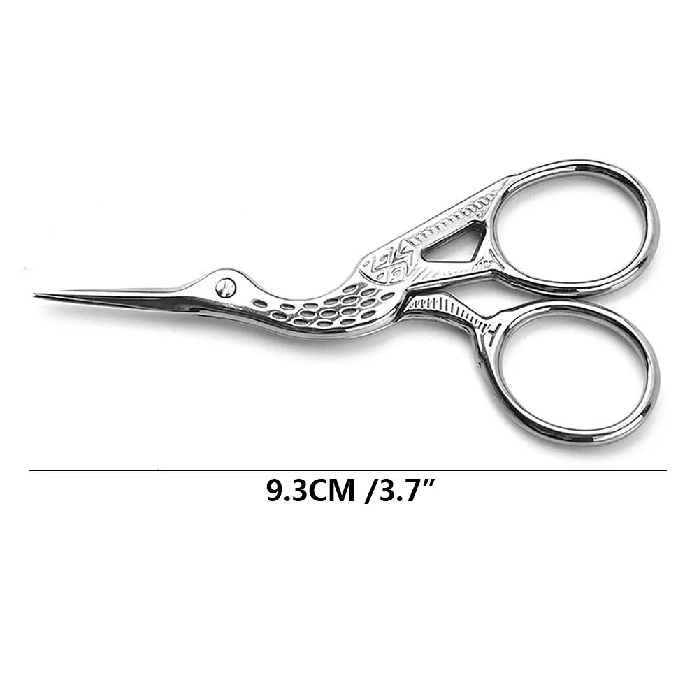 Dighealth Stainless Steel Embroidery Scissors Bird Style Nail Art Stork Sewing Scissors Manicure Cuticle Cutter Styling Tools