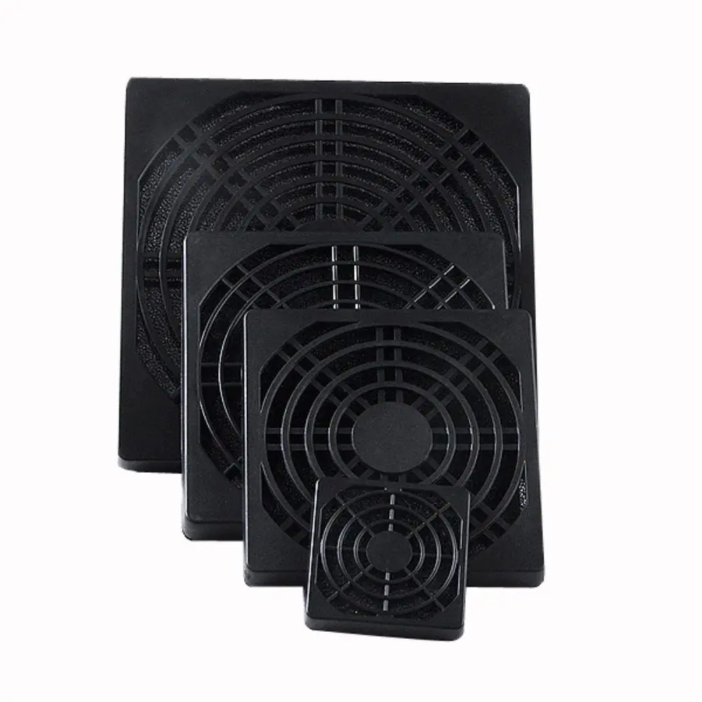40mm 80mm 90mm 120mm Plastic Case Fan Dust Filter Guard Grill Protector Dustproof Cover PC Computer Fans Filter Cleaning Case