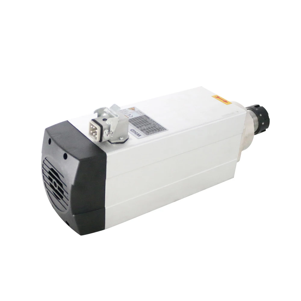 Professional CNC Router แกน 18000RPM 6kw ไม้ Router 12.8A/21.3A Air Cooled Dust-proof แกนมอเตอร์ 2.78Nm แกนสแควร์