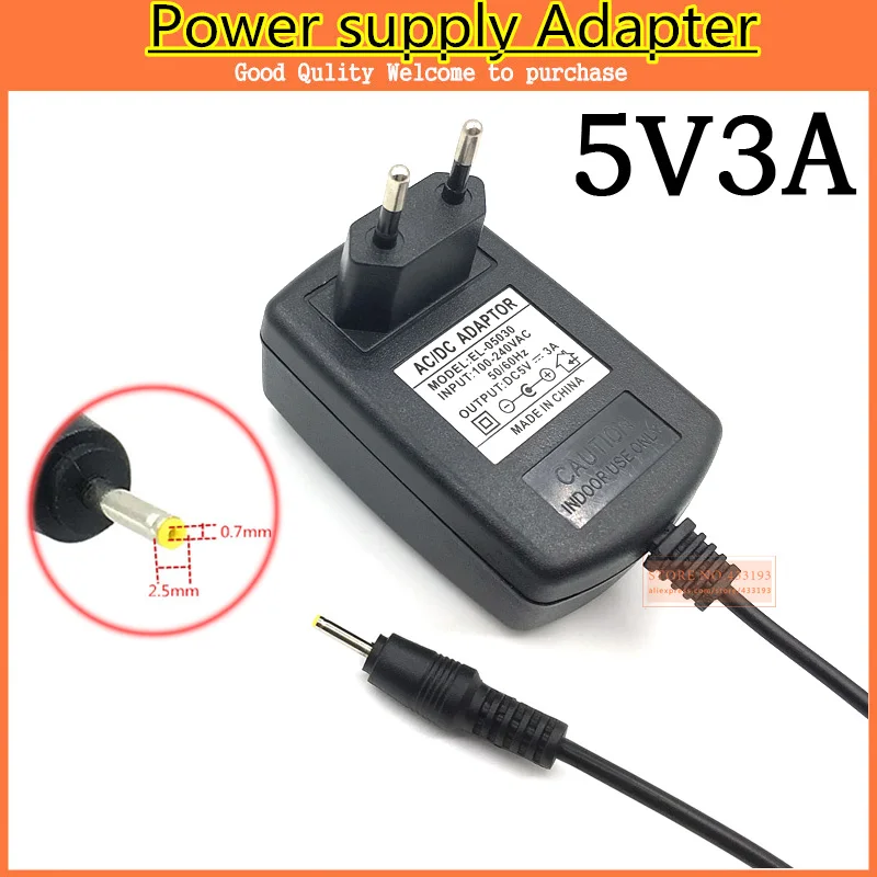 AC/DC 5V3A adapter Power Supply  for Quad Core Tablet Ampe A10 Ainol Hero II Spark Sanei N10 Ramos W30HD Pro T7s T10s  M9