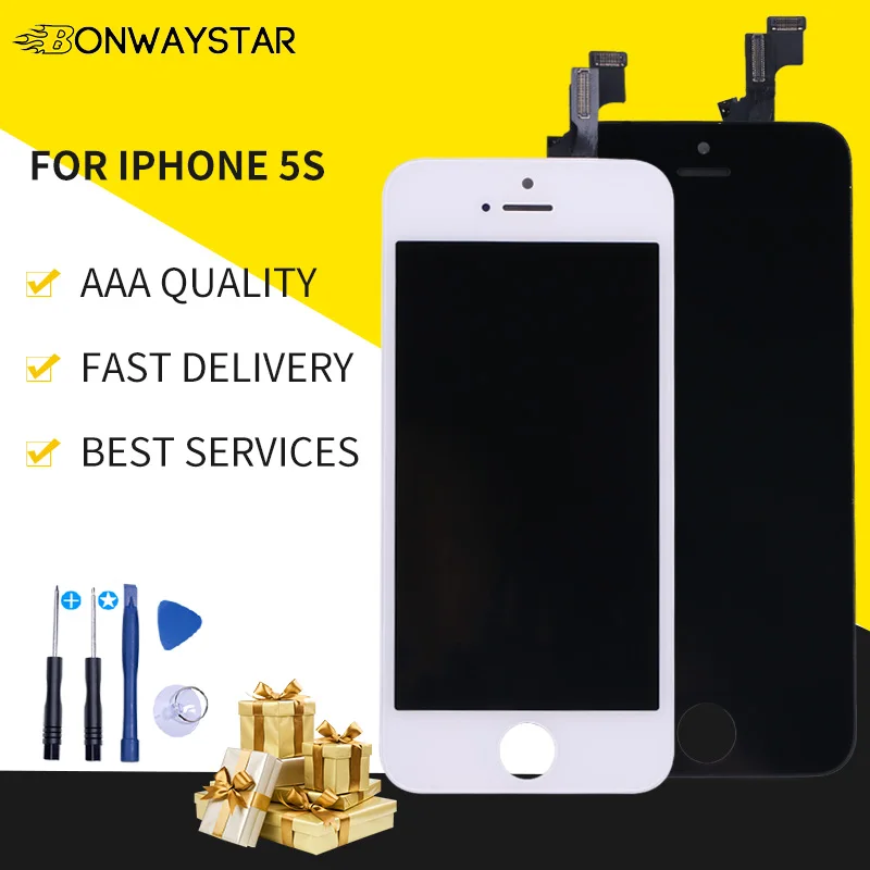 Digitizer Assembly Ecran Pantalla For iphone 5s Display Touch Capacitive for iphone A1453 A1557 A1518 A1528 A1530 A1533 LCD