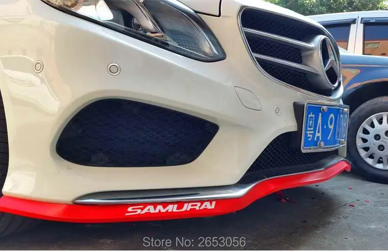 

Car Styling Front bumper lip Side Stickers Accessories For kia rio ford fiesta peugeot 207 honda crv mazda 6 Car Accessories