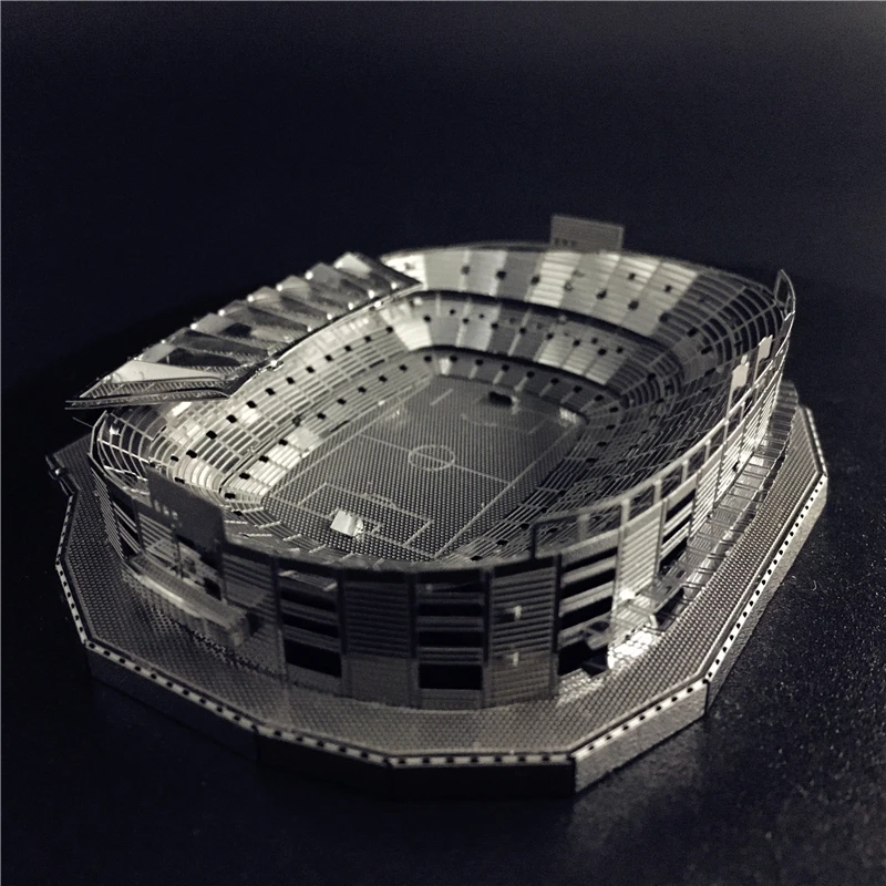 MMZ MODEL pekin-nanyuan 3D metalowe zestaw modeli do składania 1:3500 camp nou stadion Model montażu DIY 3D laserowo wycinane Model puzzle zabawki dla dorosłych