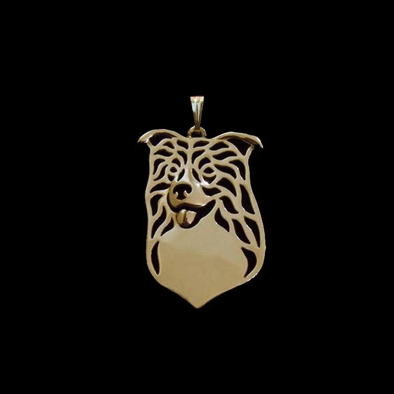 Fashion Metal Alloy Pet Pendants Jewelry Border Collie Pendants