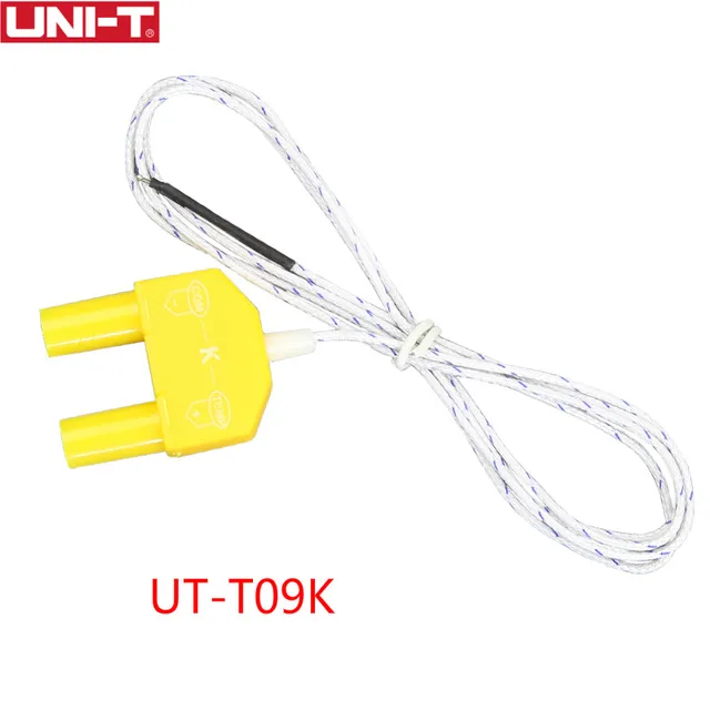 UNI-T UT-T09K czujnik temperatury w zakresie od-40 do 260 stopni celsjusza do UT213C UT216C UT139C UT210D, UT171C, UT222