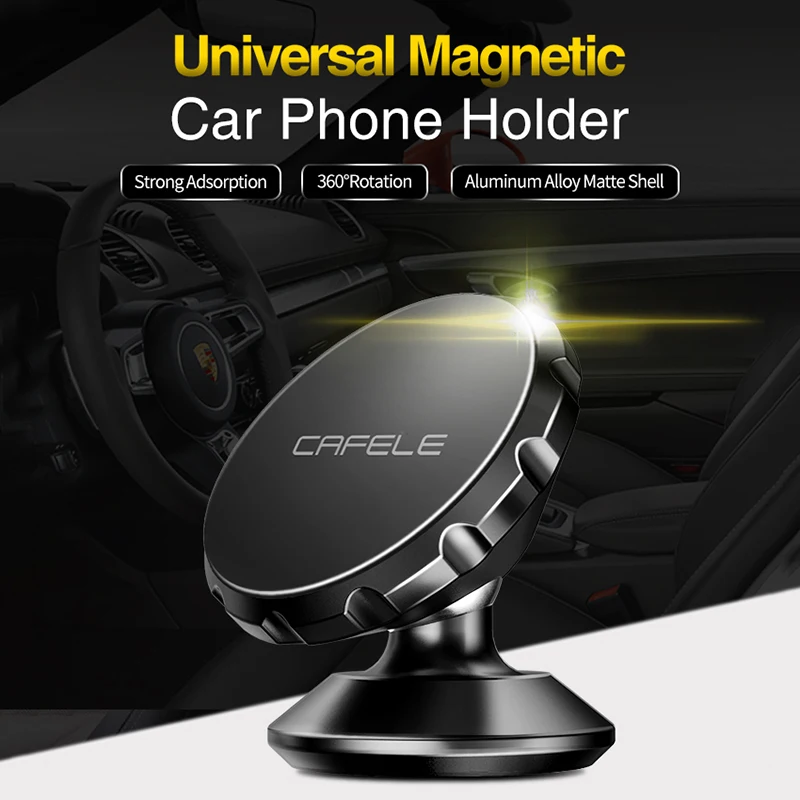 CAFELE Soporte magnético para teléfono de coche de 3 estilos para teléfono en salida de aire de coche Soporte universal GPS para iphone X Xs Samsung