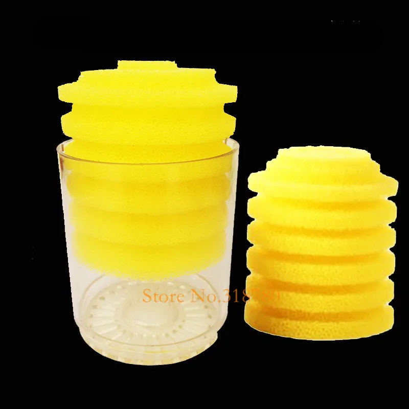 2Pcs/lot Aquarium Biochemical Filter Media Sponge Replacement for Fish Tank SOBO Filter Pump 2/3/4 Layers WP-3300A / B / C