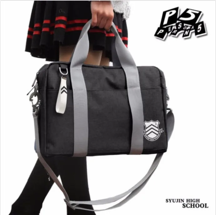 Persona 5 Shujin Gakuen Bag P5 Cosplay  Shoulder High School JK Uniform Handbag