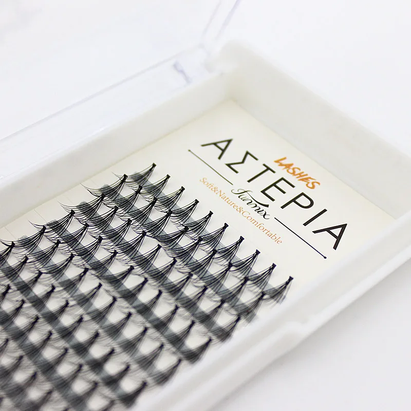 ขนตาปลอมแบบเส้นต่อเส้น 120 ชิ้น ความหนา 0.1 ซม. เนื้อนุ่ม คล้ายขนมิงค์ ขนตาปลอมแบบเส้นต่อเส้น