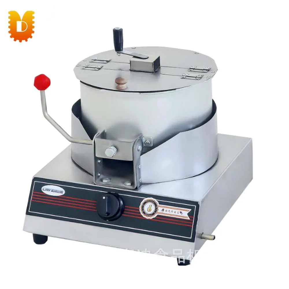 UD-015 convenient  desktop hand-operated aluminum popcorn machine