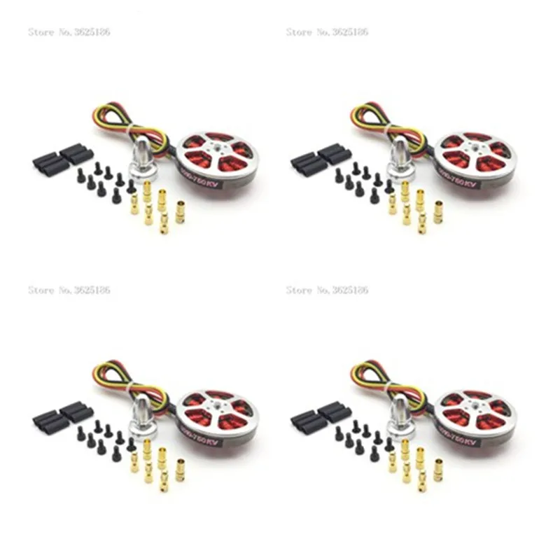 4 PCS 5010 360KV 580KV 750kv High Torque Brushless Motor For ZD850 ZD550 MultiCopter QuadCopter