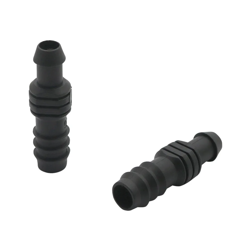 Kolczasty 12mm do 16mm wąż proste złącza wody w ogrodzie szybkozłącze złącze ogrodnictwo nawadnianie armatura 10 sztuk