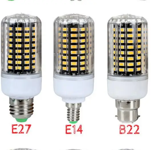 

5736 SMD LED Corn lamp E27 E14 E12 3W 5W 7W 9W 12W 15W Bulb light 85-265V ampoule led bombilla For Downlight Crystal chandeliers