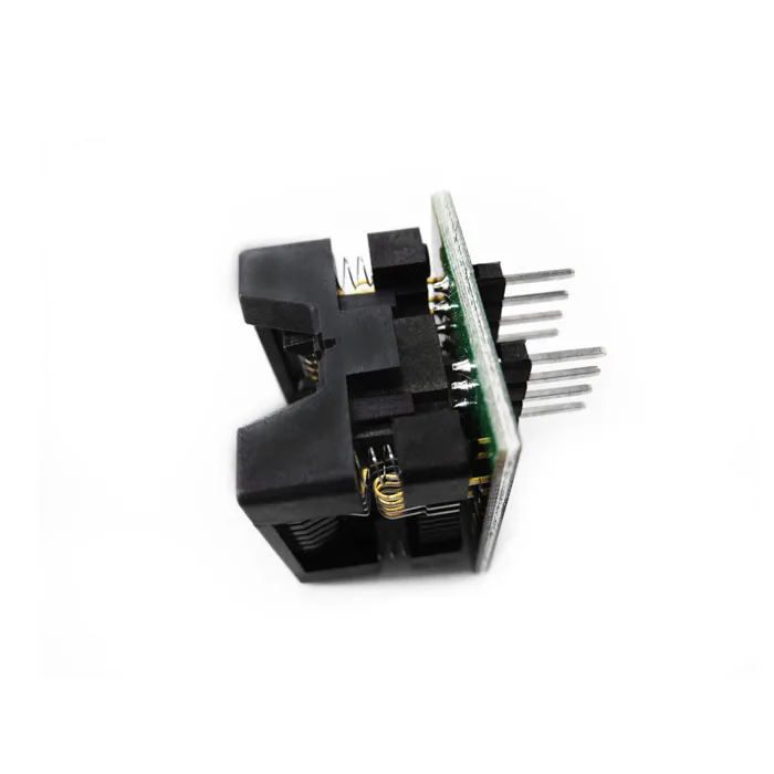 HAILIANGNIAO 10 قطعة/الوحدة 200mil 208mil واسعة SOP8 إلى DIP8 IC المقبس مبرمج مأخذ توصيل محول OTS-20-1.27-01 ل 25xx eeprom فلاش