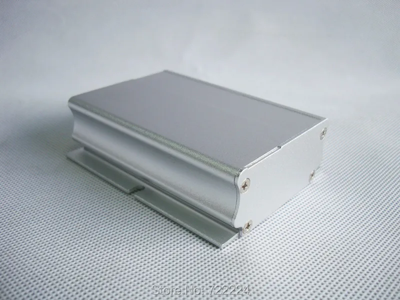 

4 pcs/lot 66*26*85mm aluminum box for electronic project PCB board shell case power amplifier box wall-mounted DIY junction case