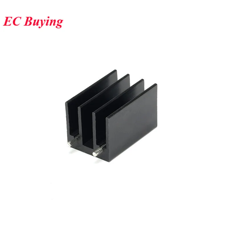 10Pcs/1pc 16X16X25mm Heatsink TO-220 Radiator Cooler Cooling Fin Aluminum Heat Sink TO220 16*16*25mm TO 220 16mmx16mmx25mm