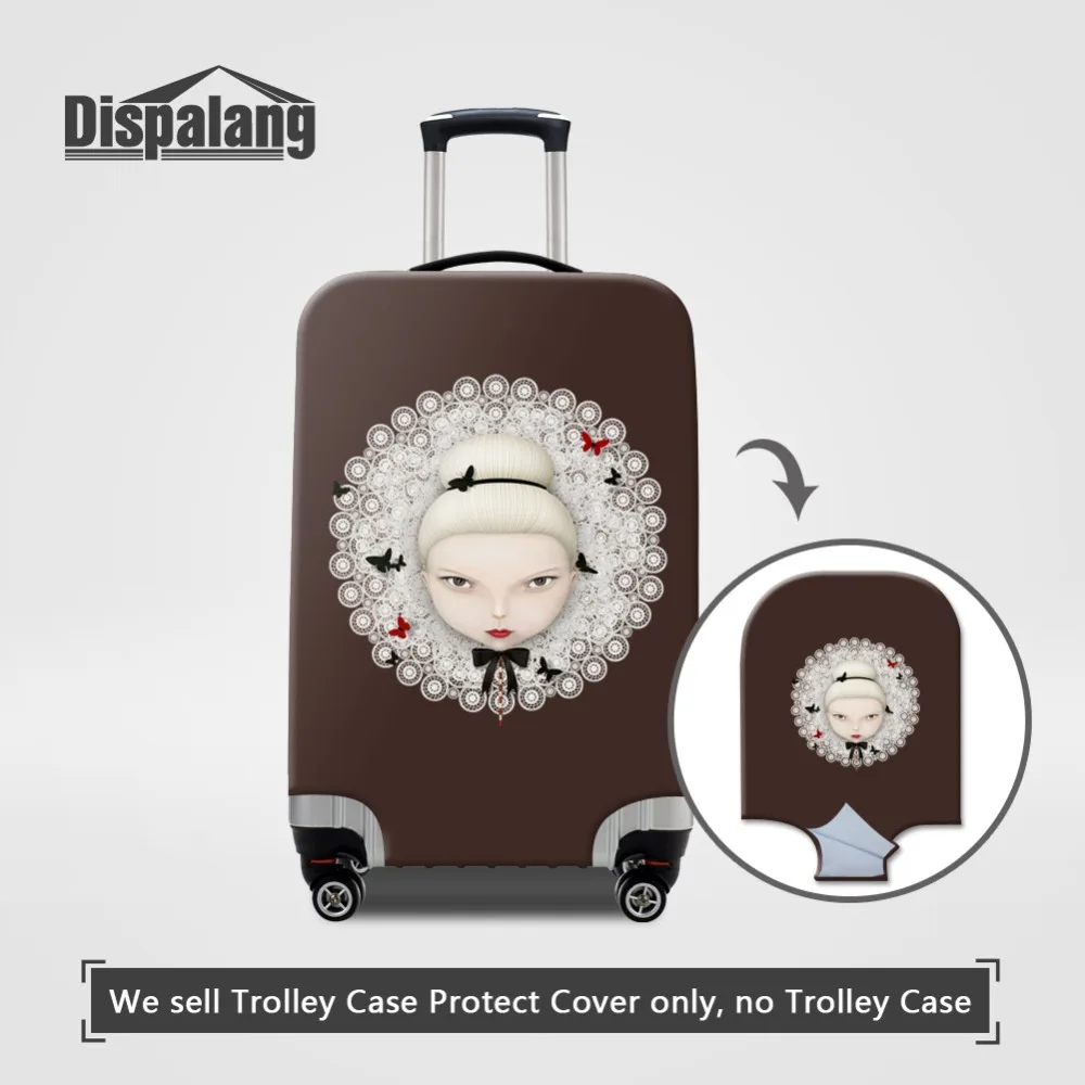 

Thicker Luggage Cover For 18-32 Inch Cartoon Ballet Russia Doll Women Elastic Waterproof Suitcase Protective Cover Baggage Cover