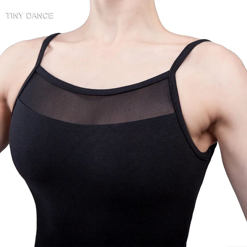 Nhỏ Bé Nhảy Yếm Lưng Thấp Cotton Vải Lycra Và Confortable Lưới Leotard Với Đôi Nơ Lưng 01D0056